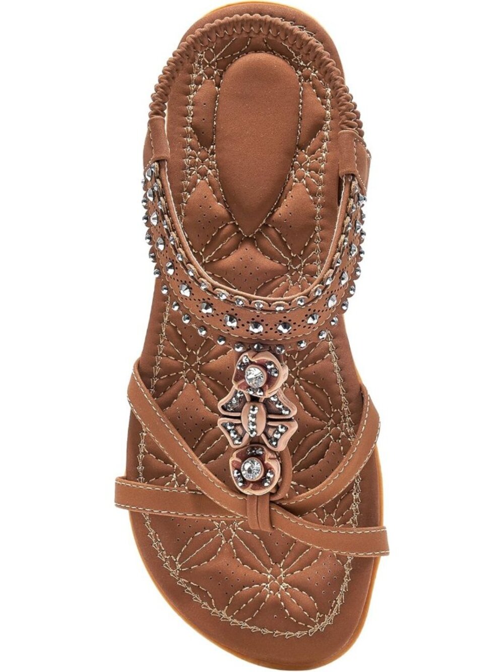 Comfortable Women's Summer Sandals - Non-Slip Casual Bohemian Flats for Vacation
